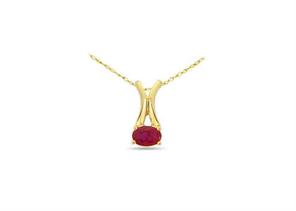 Gold Plated | Solitaire Stud Pendants